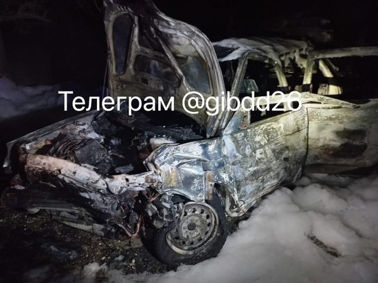 В Буденновском округе погиб водитель из Калмыкии из-за своей ошибки
