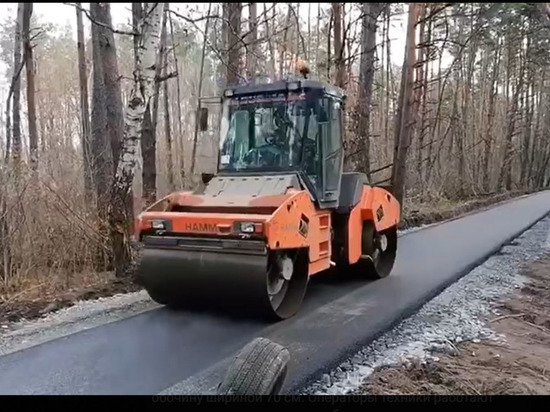 В белгородской Сосновке к концу недели завершат строительство велодорожки