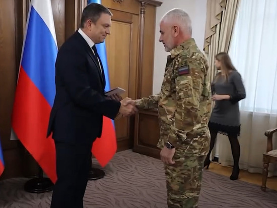 В ЛНР наградили бойцов спецназа «Ахмат» и медиков из Чечни