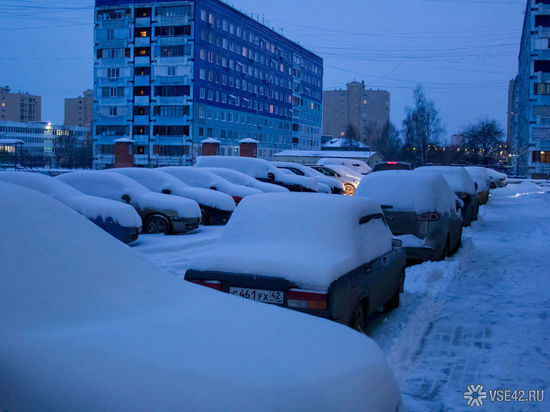 Синоптики прокомментировали сильный снегопад в Кузбассе