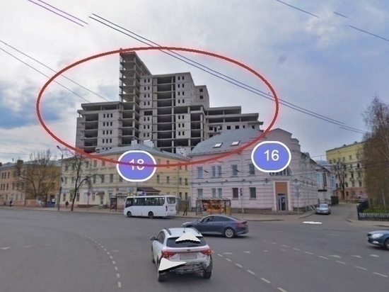 В Ярославле опять не смогли продать пятнадцатиэтажный долгострой