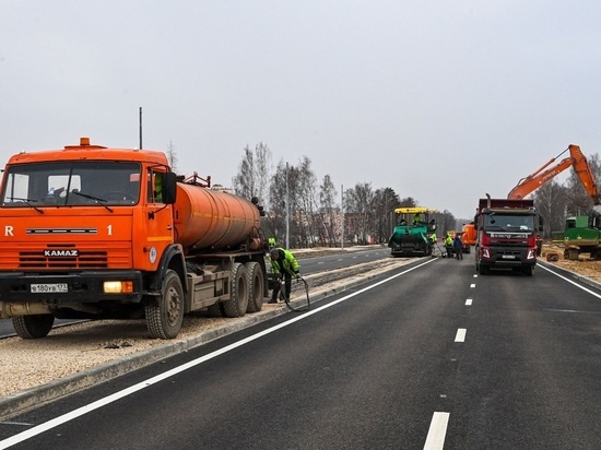 Губернатор Владислав Шапша осмотрел ход реконструкции Северного въезда в Калугу
