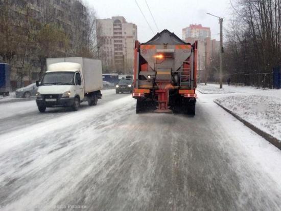 В ночь на 18 ноября в Рязани уберут снег на улице Соборной и Первомайском проспекте