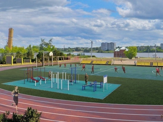 При поддержке Сбербанка в Йошкар-Оле построили спортивную площадку для игровых видов спорта