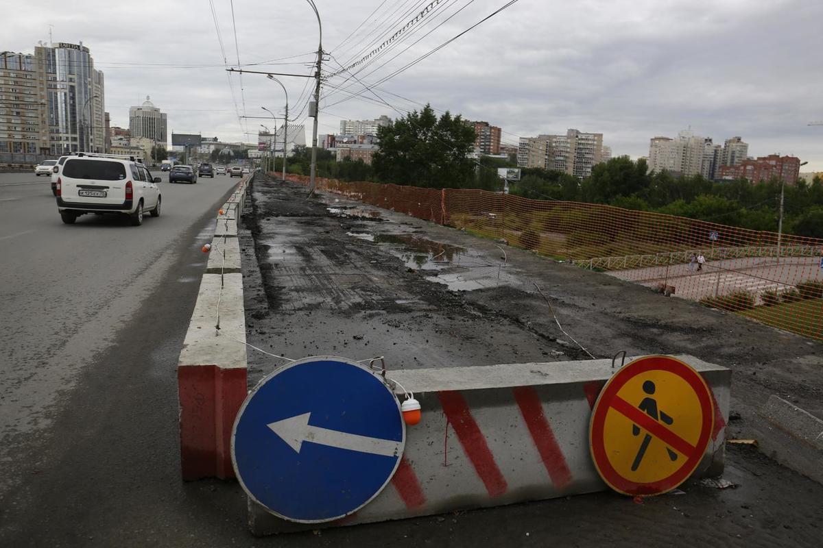 октябрьский мост в новосибирске