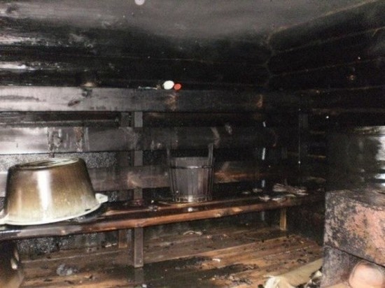 В Йошкар-Оле из-за пожара повреждена сауна