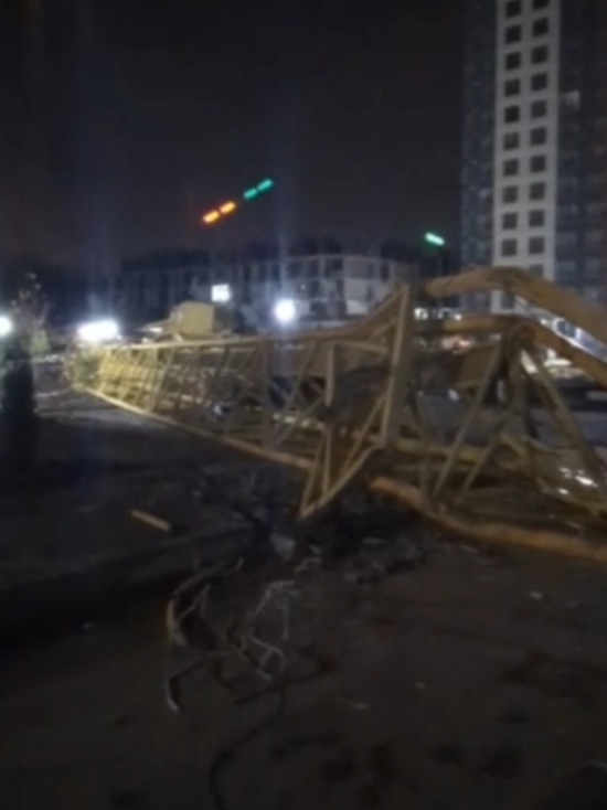 Падение крана в Ростове-на-Дону привело к гибели двух человек