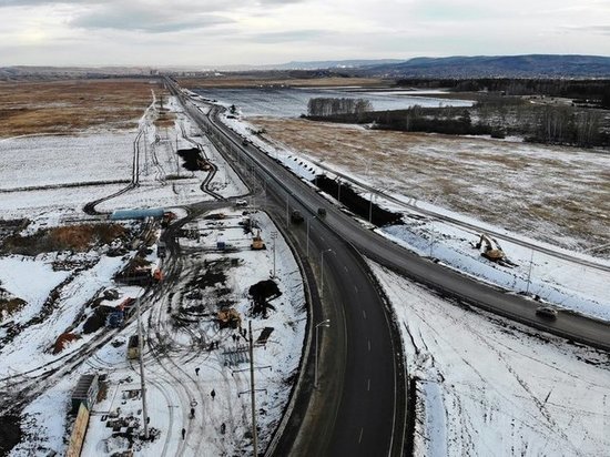 В Красноярском крае завершился этап реконструкции дороги Красноярск – Элита