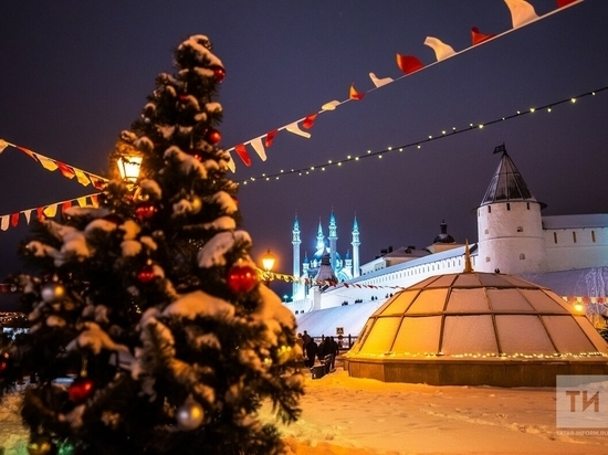 Казань к Новому году украсят без затрат из городского бюджета