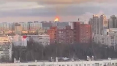 Очевидцы делятся видео сильного пожара в районе Всеволожска