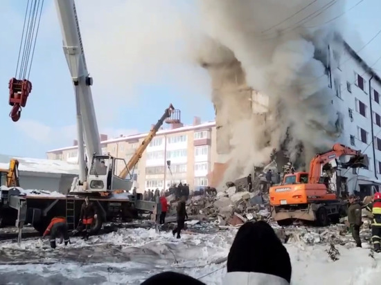 Новое видео момента взрыва в Тымовском появилось в соцсетях