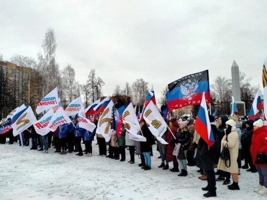Акция в поддержку Армии России состоялась в Йошкар-Оле