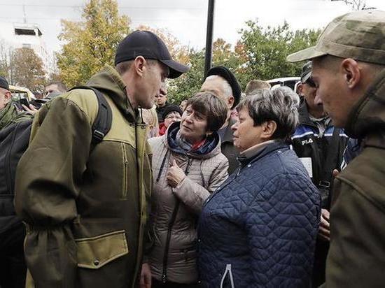 Родственники встретились с мобилизованными белгородцами