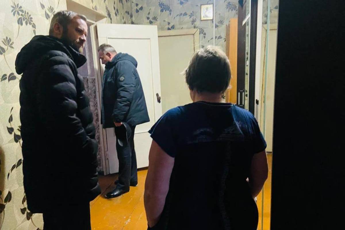 Дмитрий Грибков навестил маму мобилизованного нерехтчанина