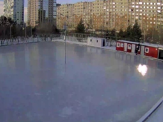 Каток в Нарымском сквере откроют 21 ноября в Новосибирске