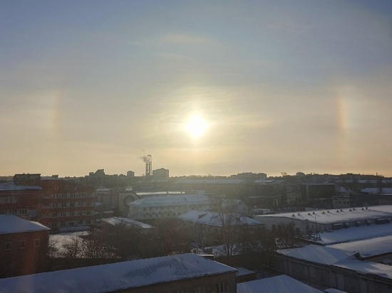 Солнце с ушами наблюдали жители Томска 21 ноября