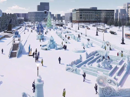 В Челябинске определились с началом строительства главного ледового городка