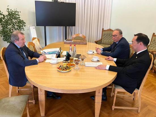 Глава Якутии и президент РАН обсудили дальнейшее сотрудничество