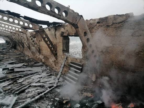 Жуткий пожар на востоке Омской области унёс жизни двоих мужчин