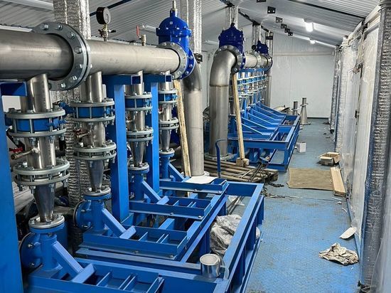 Новую водонасосную станцию для микрорайона «Уюн» привезли на Сахалин