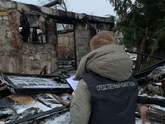 Мужчина погиб на пожаре дома в Калужской области
