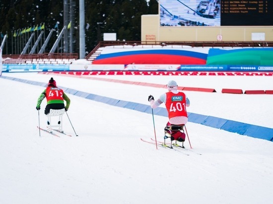  Паралимпийская сборная РФ по лыжам и биатлону тренируется в Кировске