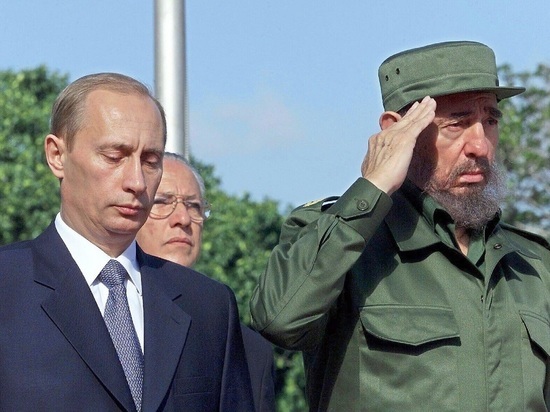 Путин принял участие в открытии памятника Фиделю Кастро в Москве
