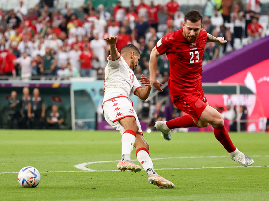 Сборная Дании сыграла вничью с Тунисом на ЧМ-2022