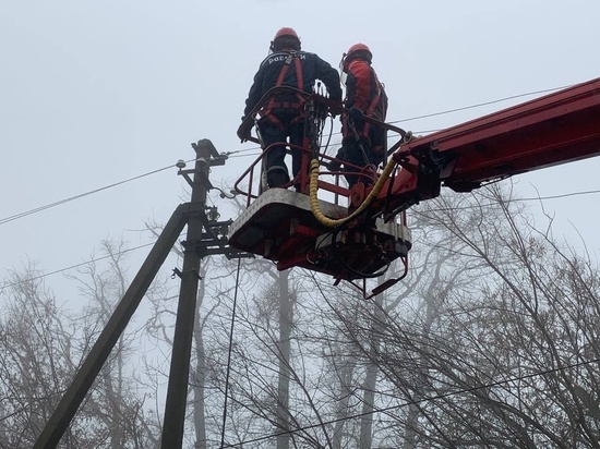 В Курской области восстановили электроснабжение в домах более 10 тысяч человек