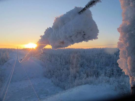 Ледяной дождь нарушил энергоснабжение 8 районов Орловской области
