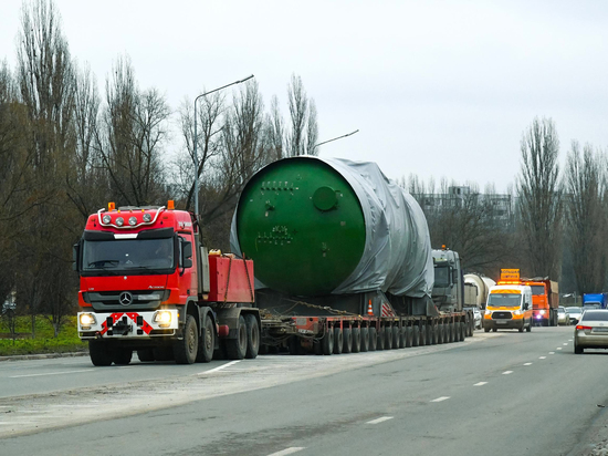 На Курскую АЭС-2 доставили первый парогенератор