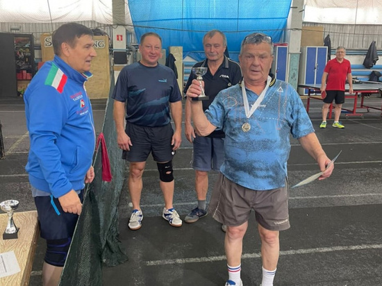 В турнире по настольному теннису показали себя пенсионеры Хабаровска