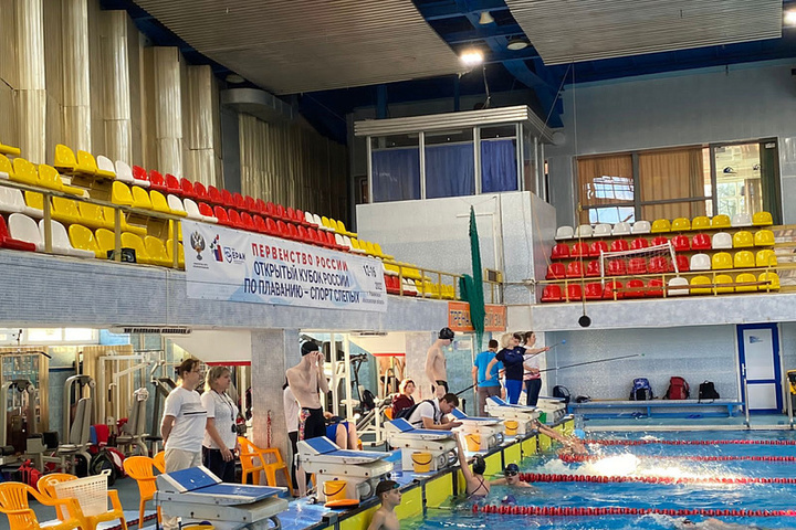 Cup of Russia in swimming sports for the blind was held in Ramenskoye