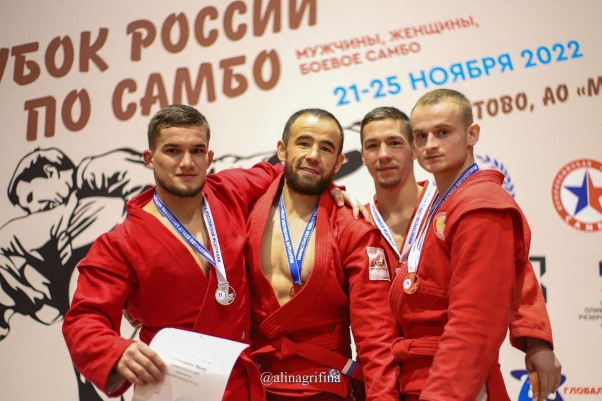 Lipetsk sambo wrestler became third in the Russian Cup