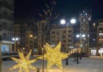 В красноярском жилом комплексе «Южный берег» царит новогодняя атмосфера