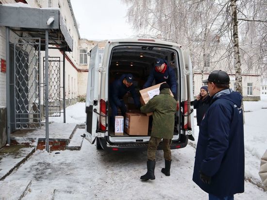 Народный фронт в Чувашии доставил вещи необходимые для оборудования медсанчасти