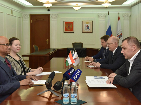 Юрий Зайцев провел встречу с полномочным министром, советником Посольства Республики Индия в России