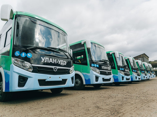 В Улан-Удэ передана четвёртая партия автобусов большого класса