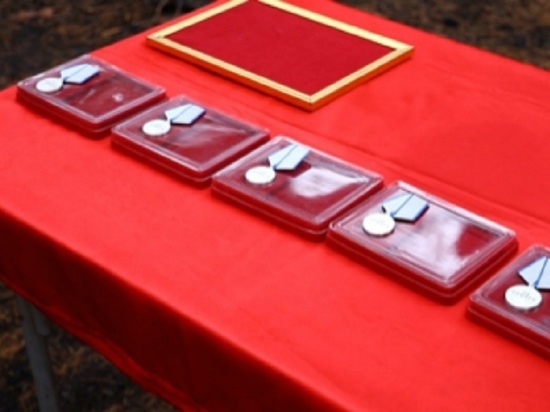 Вручены медали «За отвагу» свердловчанам из экипажа боевой машины пехоты