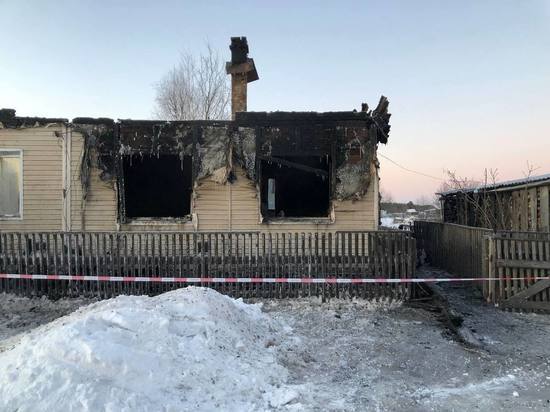 Муж с женой погибли во время пожара в Томской области