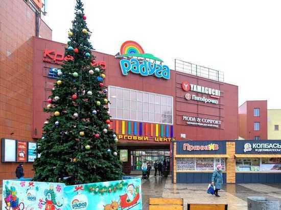 В Липецке торговые центры и общепиты украшают новогодней атрибутикой