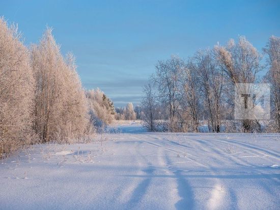 Температурный фон в декабре в Татарстане ожидается ниже климатической нормы