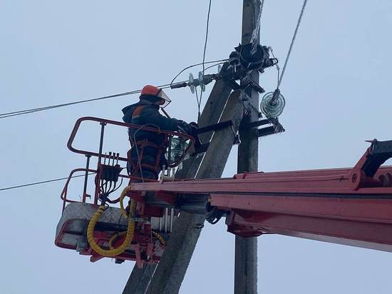 В 16 районах Курской области Россети восстановили электроснабжение