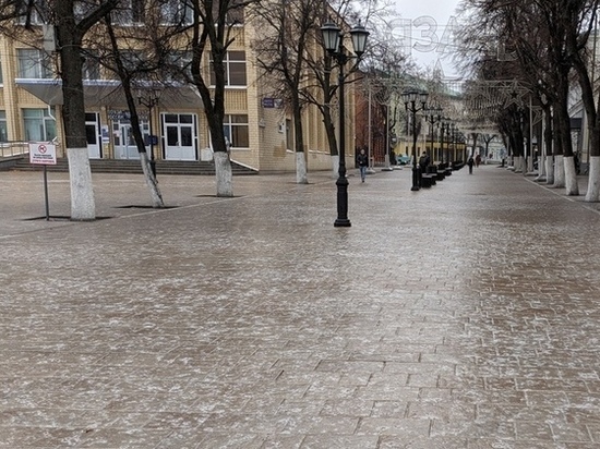26 ноября в Рязанской области продлили метеопредупреждение из-за гололёда