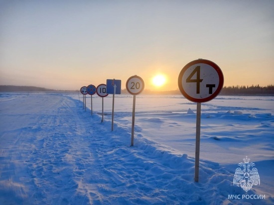 В Якутии действуют уже семь ледовых переправ