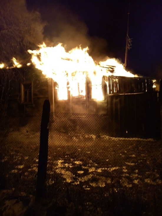 На родине Никиты Хрущева в Калиновке Курской области потушили пожар