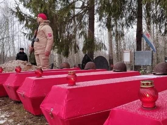 В Маревском районе захоронят останки более 200 солдат Красной Армии