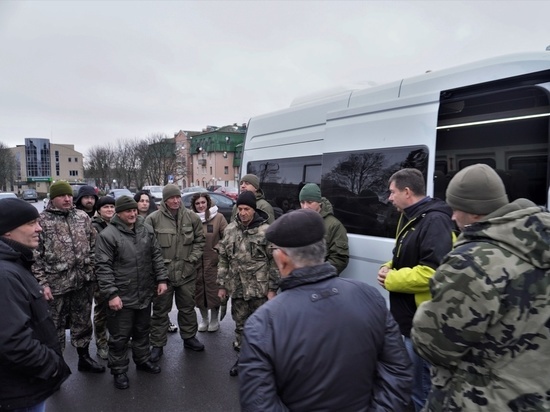 В Курской области новую группу ополченцев направили в Цент боевой подготовки