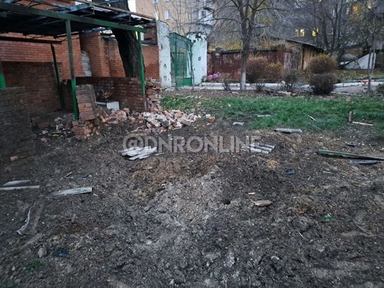 Снаряды взорвались рядом с детскими садами в Донецке