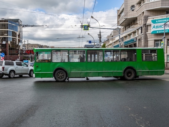 Троллейбус №29 возвращается на маршрут в Новосибирске